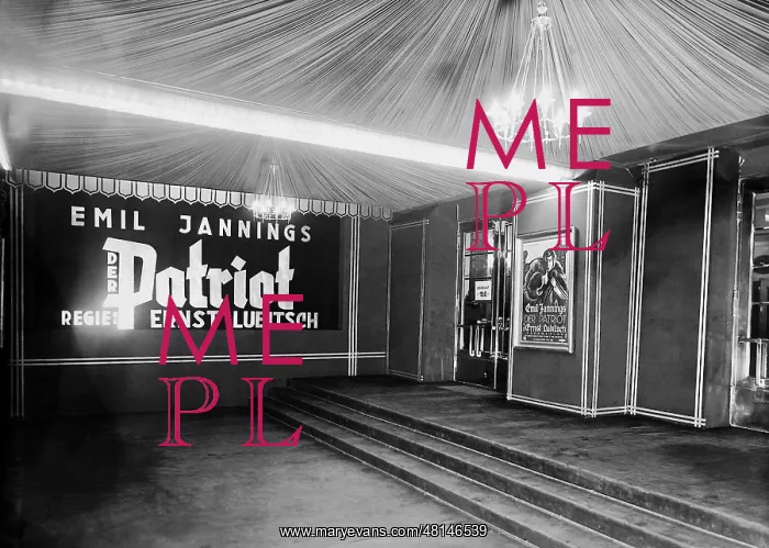 : The foyer of a cinema, 1928 : The foyer of a cinema, 1928
