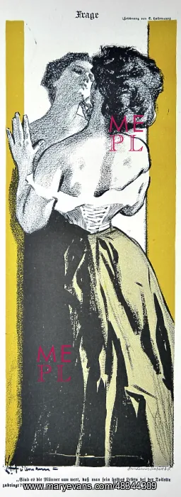 : Frage - Question by Ernst Heilemann, 1901 : Frage - Question by Ernst Heilemann, 1901