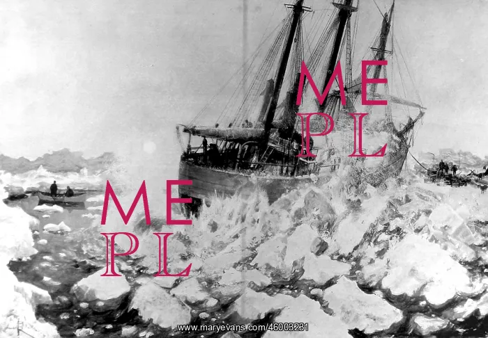: The Fram released from the Ice, Greenland Sea, 1896 : The Fram released from the Ice, Greenland Sea, 1896