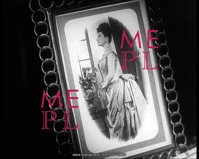 : Framed Photo Of Irene Adler in a Mock-up Of : Framed Photo Of Irene Adler in a Mock-up Of