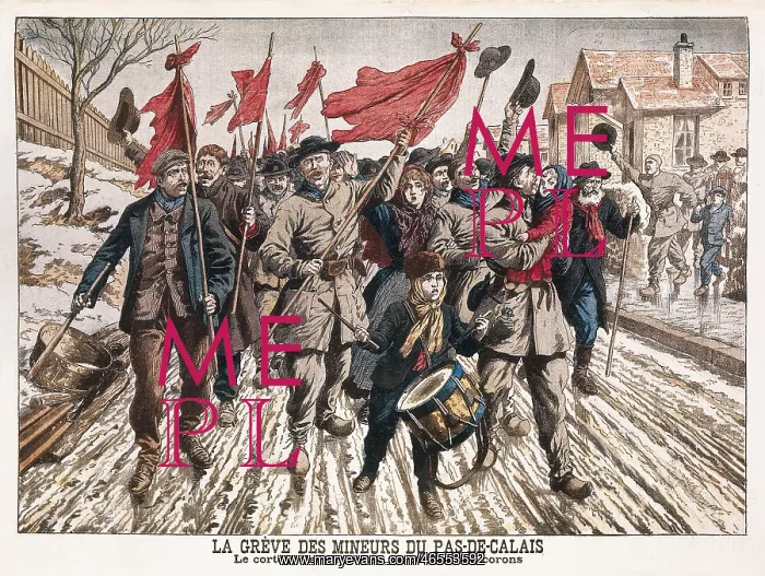 : France (19th c.). Workers movement. Strike of : France (19th c.). Workers movement. Strike of