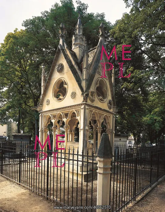  : FRANCE. Paris. Cemetery of PSre Lachaise. Tomb of Abelard and Heloise. Photography