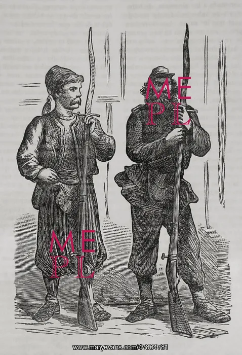 : France. Paris Commune. Soldiers of the Commune : France. Paris Commune. Soldiers of the Commune