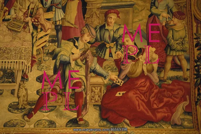 : FRANCE. Pau. Castle. Detail of one of tapestries : FRANCE. Pau. Castle. Detail of one of tapestries