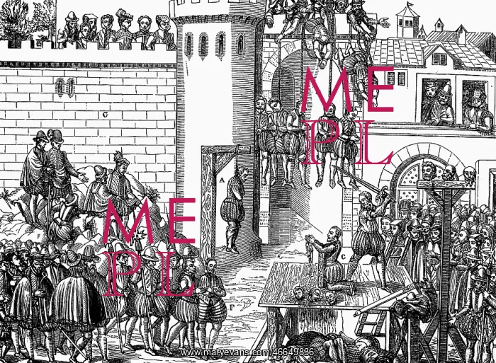 : France, poltics, Amboise conspiracy, execution : France, poltics, Amboise conspiracy, execution