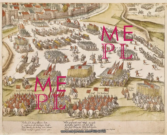 : France. Religious Wars. The Protestant army of : France. Religious Wars. The Protestant army of