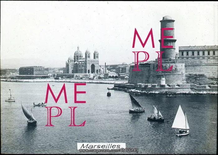 : France - The Town & Harbour, Marseilles : France - The Town & Harbour, Marseilles