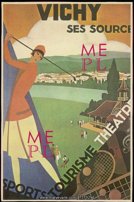  : FRANCE / VICHY / GOLF 1925