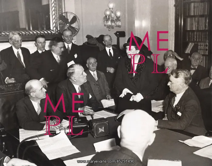 : Frances Perkins, Sec. of Labor testifying before : Frances Perkins, Sec. of Labor testifying before