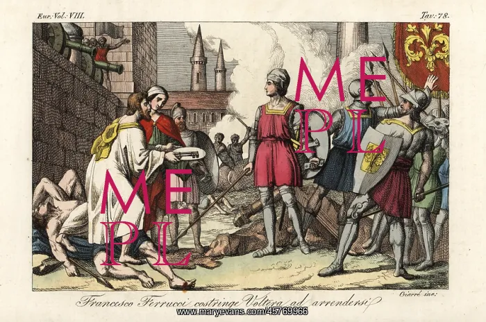  : Francesco Ferruccio capturing the city of Volterra