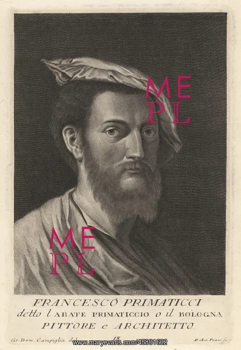 : Francesco Primaticcio, Italian Mannerist painter, 1504-1570 : Francesco Primaticcio, Italian Mannerist painter, 1504-1570