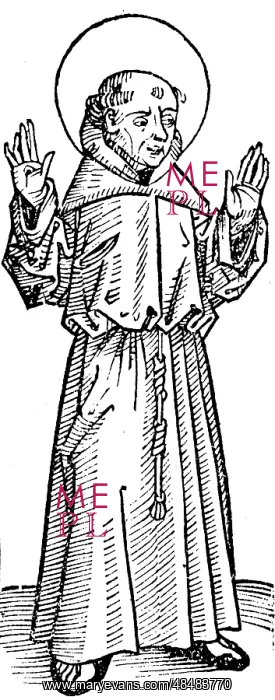 : Francis of Assisi (1182-1226) holding up hands : Francis of Assisi (1182-1226) holding up hands