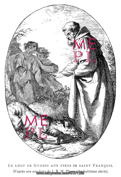  : FRANCIS OF ASSISI & WOLF