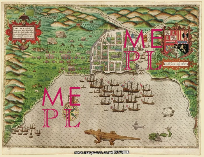 : Francis Drake West Indian Voyage, Santo Domingo, 1586 : Francis Drake West Indian Voyage, Santo Domingo, 1586