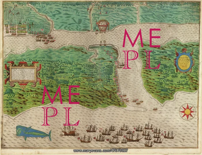 : Francis Drake West Indian Voyage, St. Augustine, 1586 : Francis Drake West Indian Voyage, St. Augustine, 1586