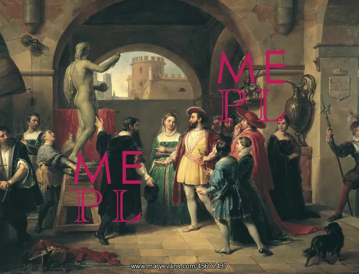 : Francis I visits Cellini : Francis I visits Cellini