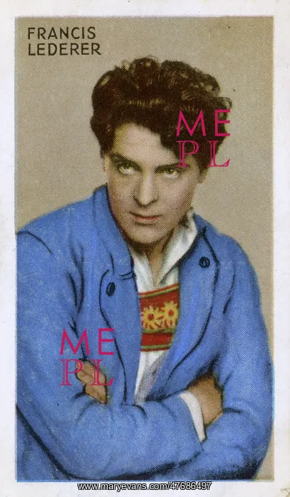  : Francis Lederer, Czech film actor
