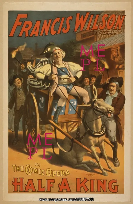 : Francis Wilson under the management of AH Canby in the comic : Francis Wilson under the management of AH Canby in the comic