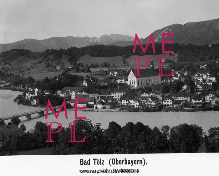: Franciscan monastery in Bad Tolz, 1911 : Franciscan monastery in Bad Tolz, 1911