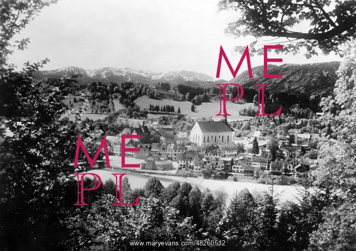 : Franciscan monastery in Bad Tolz, 1928 : Franciscan monastery in Bad Tolz, 1928