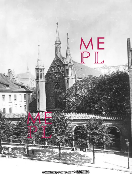 : The Franciscan Monastery Church in Berlin, 1930 : The Franciscan Monastery Church in Berlin, 1930