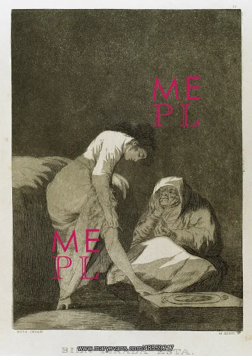 : Francisco Goya (1746-1828). Caprices. Plaque 17. It is nicel : Francisco Goya (1746-1828). Caprices. Plaque 17. It is nicel