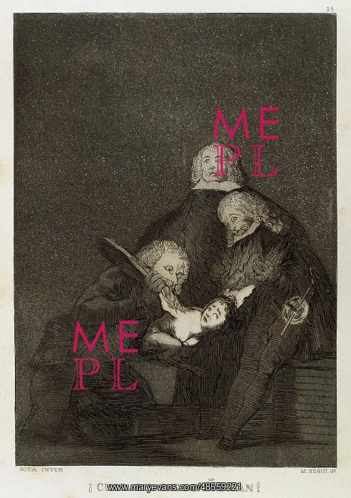 : Francisco Goya (1746-1828). Caprices. Plaque 21. How they pl : Francisco Goya (1746-1828). Caprices. Plaque 21. How they pl