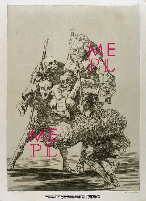 : Francisco Goya (1746-1828). Caprices. Plaque 77. What one do : Francisco Goya (1746-1828). Caprices. Plaque 77. What one do