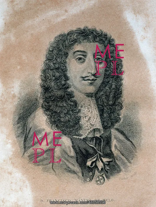  : Francisco Manuel de Melo. Engraving