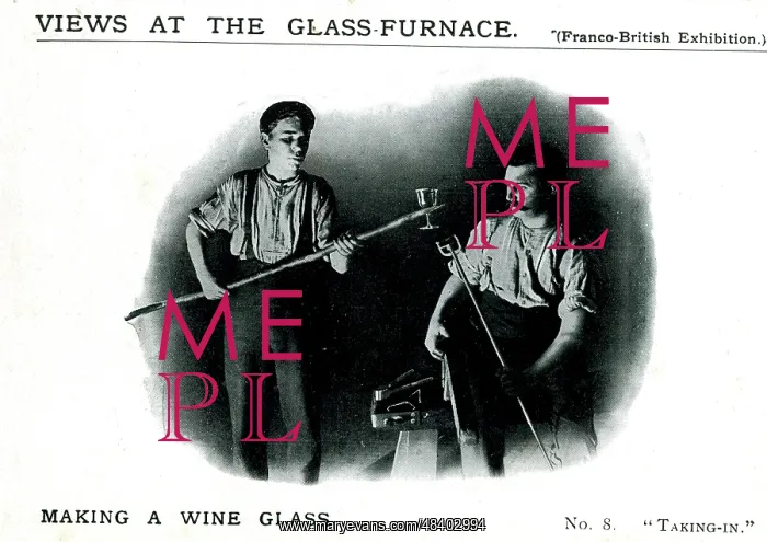 : Franco-British Exhibition 1908 - Webb Glass : Franco-British Exhibition 1908 - Webb Glass