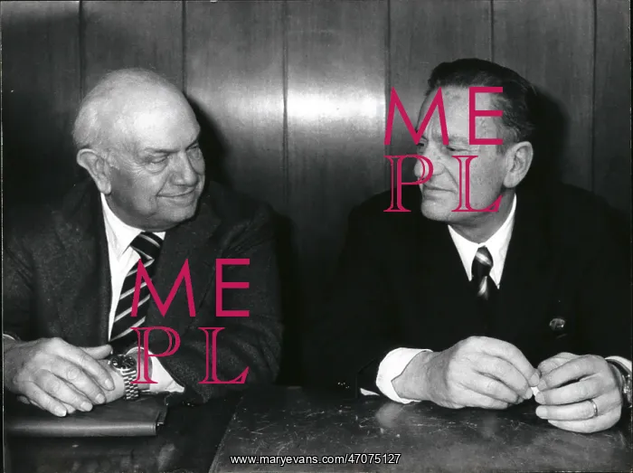: Franco De Martino and Benigno Zaccagani, Italian politicians : Franco De Martino and Benigno Zaccagani, Italian politicians