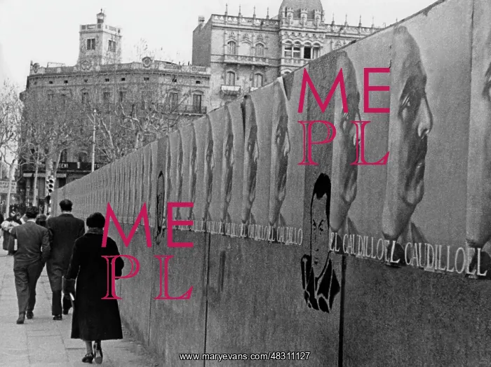  : Franco posters in Barcelona, ??1939