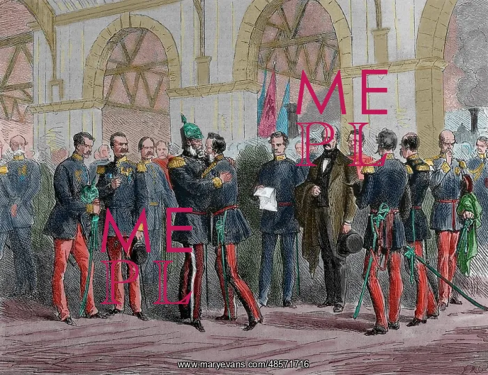 : Franco-Prussian War. 1870-1871. King William I of Prussia re : Franco-Prussian War. 1870-1871. King William I of Prussia re