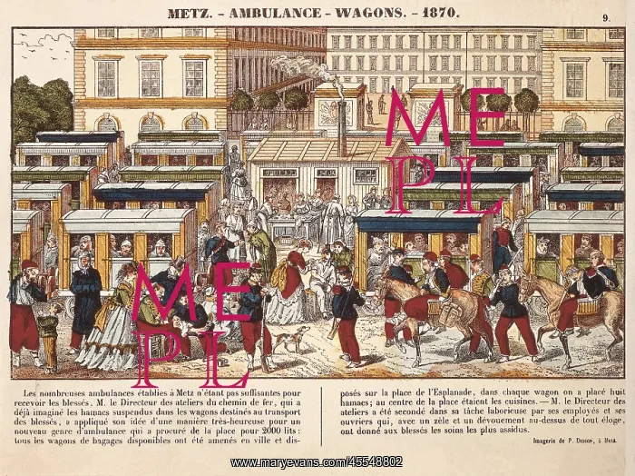 : Franco-Prussian War. 1870-1871. Ambulance wagons : Franco-Prussian War. 1870-1871. Ambulance wagons
