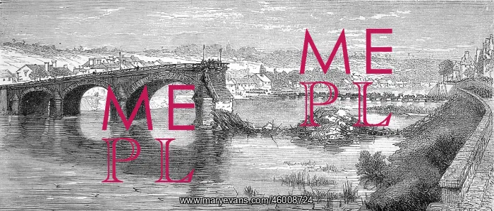 : Franco-Prussian War.The Bridge at Corbeil, blown up by the F : Franco-Prussian War.The Bridge at Corbeil, blown up by the F