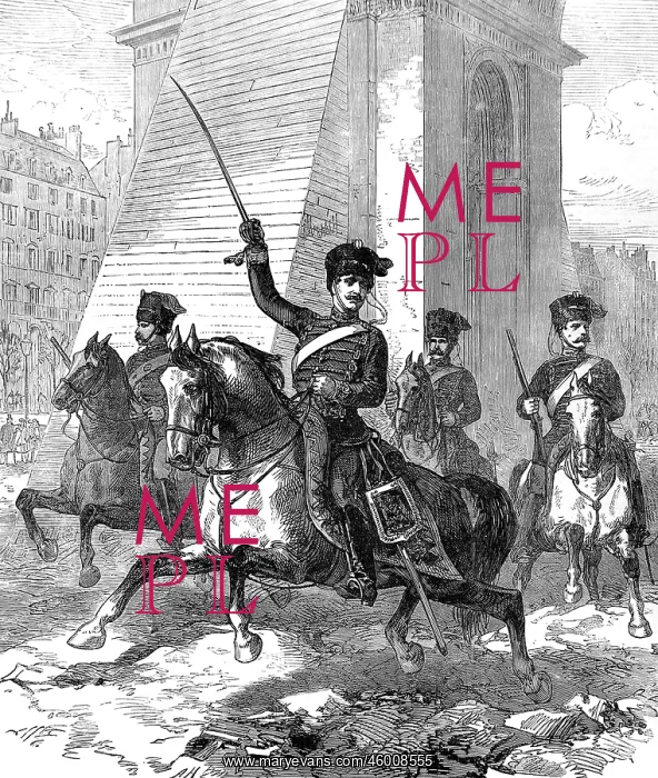 : Franco-Prussian War.The First German in Paris : Franco-Prussian War.The First German in Paris