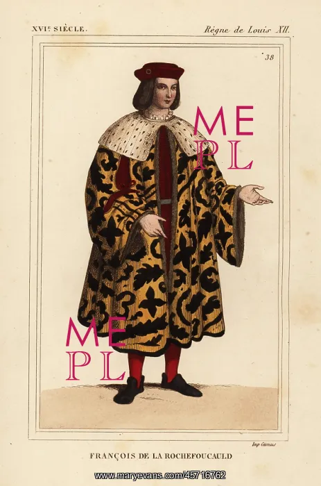: Francois de la Rochefoucauld, chamberlain : Francois de la Rochefoucauld, chamberlain
