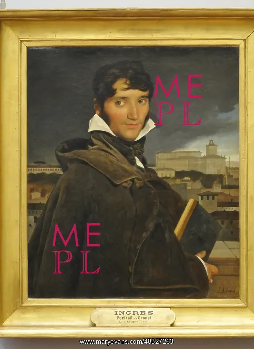 : Francois-Marius Granet, by Ingres : Francois-Marius Granet, by Ingres