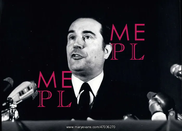 : Francois Mitterrand runs in presidential election, France : Francois Mitterrand runs in presidential election, France