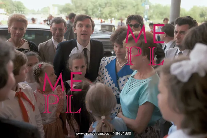 : Francois Mitterrand visits USSR, 1986 : Francois Mitterrand visits USSR, 1986