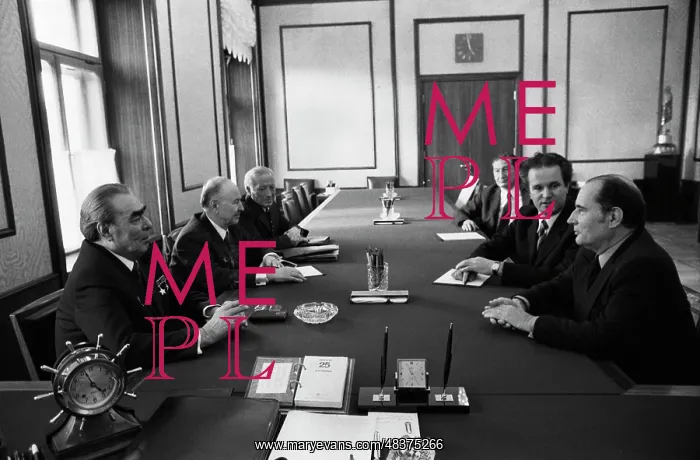 : Francois Mitterrand visits USSR : Francois Mitterrand visits USSR