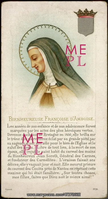 : FRANCOISE DE BRETAGNE : FRANCOISE DE BRETAGNE