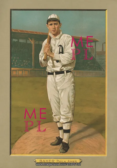 : Frank Baker 1911 baseball card published when : Frank Baker 1911 baseball card published when