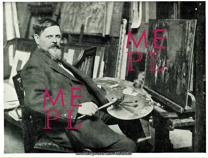  : Frank Brangwyn RA, artist in his studio