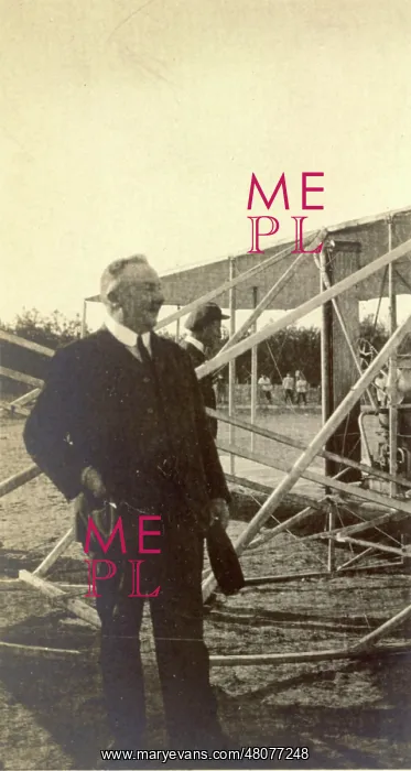 : Frank Hedges Butler and Wilbur Wright after the flight : Frank Hedges Butler and Wilbur Wright after the flight