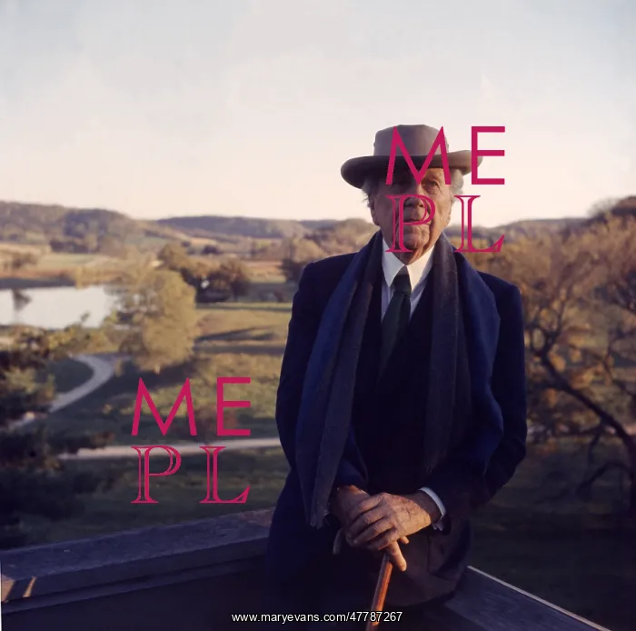 : Frank Lloyd Wright, Architect, 1950s : Frank Lloyd Wright, Architect, 1950s