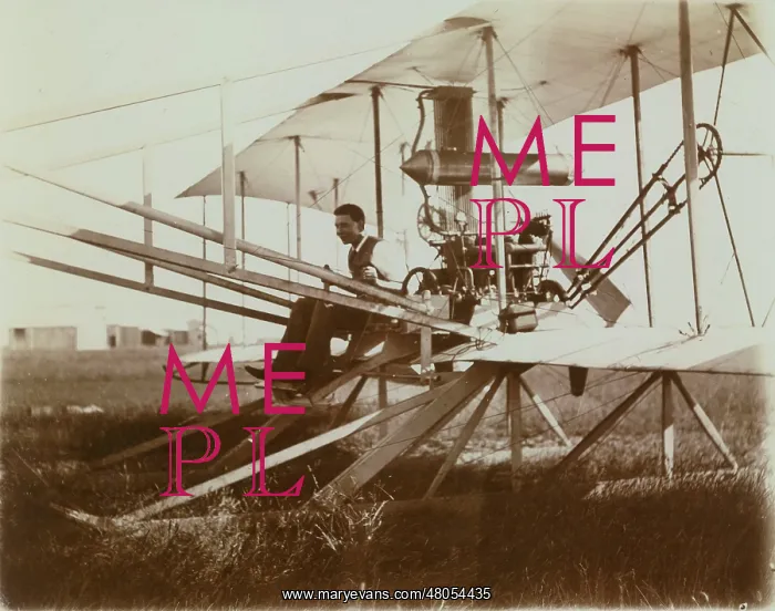 : Frank McClean on the Short Biplane No1 : Frank McClean on the Short Biplane No1