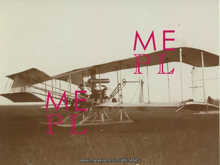 : Frank McClean on the Short Biplane No1 at Leysdown : Frank McClean on the Short Biplane No1 at Leysdown
