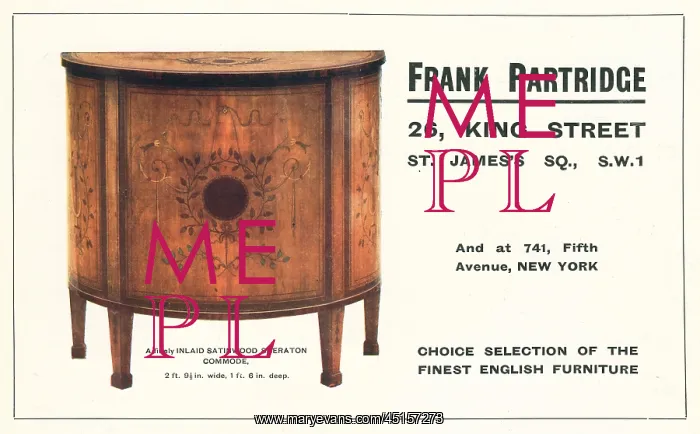 : Frank partridge Advertisement : Frank partridge Advertisement