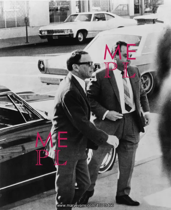 : Frank Sinatra (1915-1998) and his attorney, ? : Frank Sinatra (1915-1998) and his attorney, ?